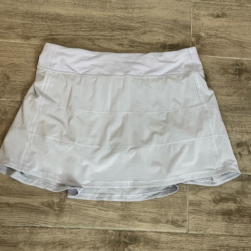 Lululemon‎ Women’s Pace Rival Skort Skirt Pastel Blue Short Lined Size 8